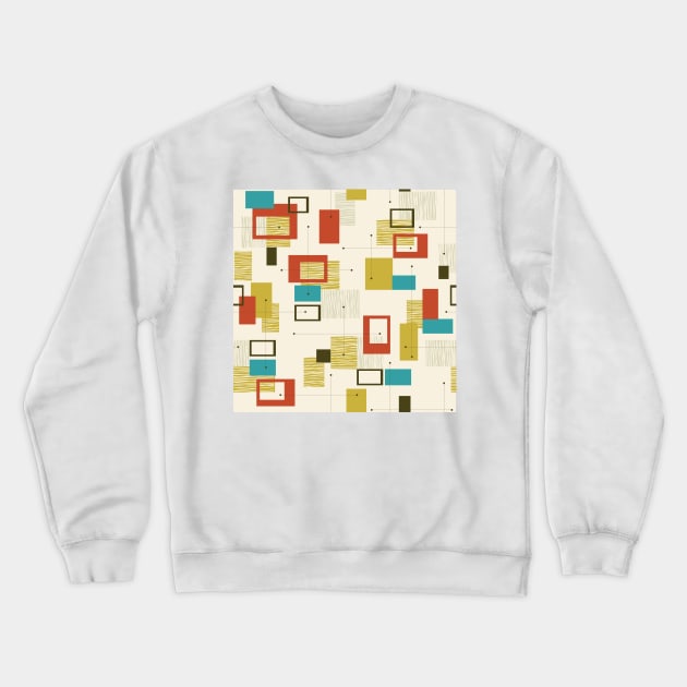 Mid Century Modern 1 Crewneck Sweatshirt by Makanahele